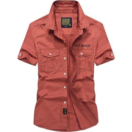Summer Shirt Men Cotton Shirt Male Short Sleeve Turn-down Collar Regular Camisa masculina Solid Plus Size Mens Shirts