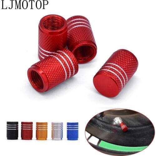 Motorcycle Accessorie Wheel Tire Valve Stem Caps CNC Airtight Covers For Yamaha DT230 DT125 Gas Gas EC250 EC300 TC125 TE125