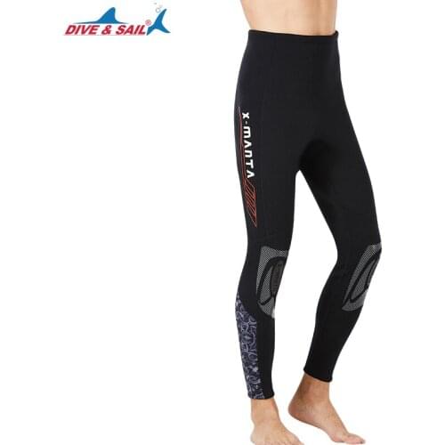 Mens Womens Wetsuit Swimming Pants - Dive Skins Compression Swim Kayaking Paddling Surf Tights Leggings Pant UPF50+ Sun UV 3mm