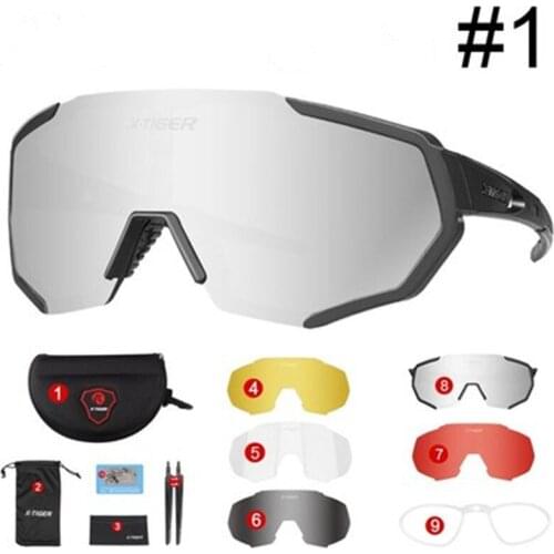 Polarized 5 Lens Cycling Glasses Road Bike Cycling Eyewear Cycling Sunglasses MTB Mountain Bicycle Cycling Goggles