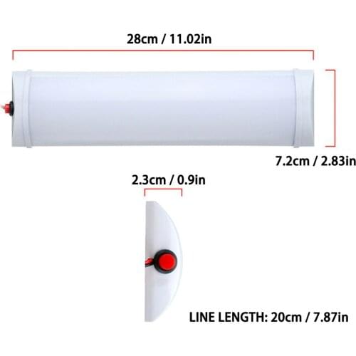 2X LED Interior Lights Roof Ceiling For RV Camper Trailer Motorhome Van DC 12V