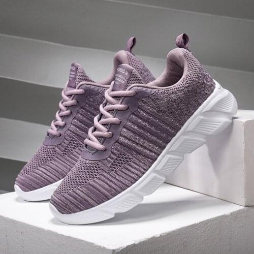 Casual Sports Shoes Flat Shoes Running Shoes Lightweight Breathable Mesh Shoes Fall 2021