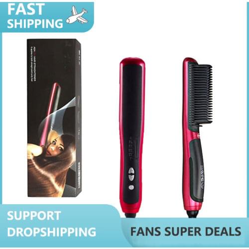 Beard Straightening Comb,hair Straightening Comb,styling Comb For Man,beard Straightener,hair Curlers,hair Straightener