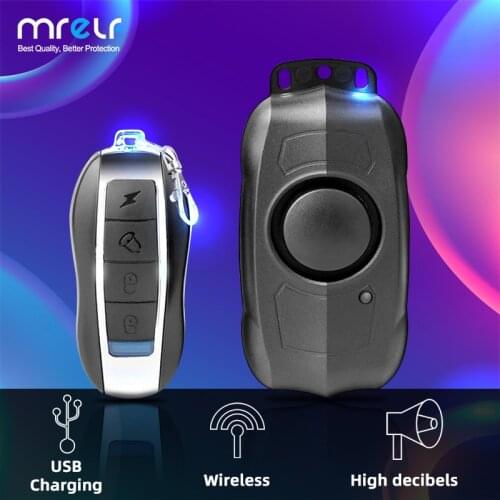 USB Charging Bike Alarm Security Home System Scooter Alarm For Motorcycle Great Anti-Theft Bicycle Alarm Wireless Motorcycle