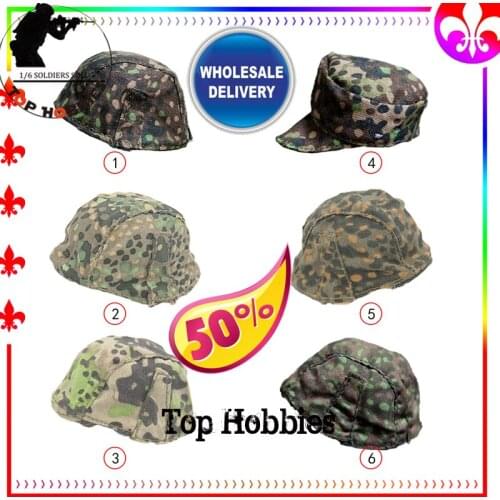 1/6 Scale Action & Toy Figures Dolls & Accessories Peas Cap Camouflage Cap Soft Cotton F 12Inch Soldier Headsculpt Body Figure