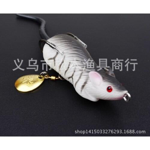 100pcs/lot 0.47OZ 13.22g classic bait lures lures bait fake bait 2.7" 6.86cm Ray frog bait dwrs6112d blackfish