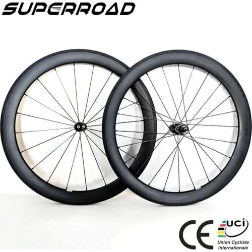 25mm Wide 50mm Deep China Road Bike Carbon Wheels Clincher Disc Brake 650C DT Swiss Wheelset