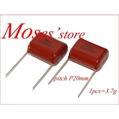 630v 684 684J 680nf 0.68uf Original new CBB Polypropylene Film Capacitors capacitance pitch 20mm (200pcs)