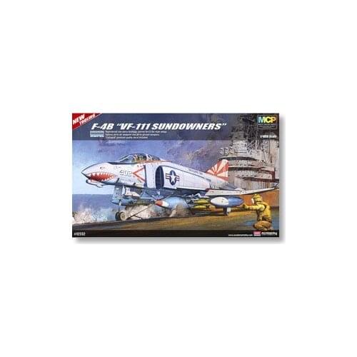 ACADEMY 12232 F-4B Phantom II fighter aircrafts carriers "VF-111 shooting days were"
