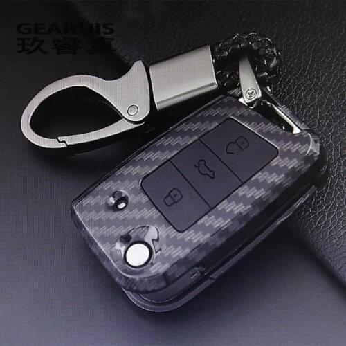 Car Styling Key Rings Protection Cover Sticker for volkswagen VW polo golf 4 5 6 7 passat Protect Shell Cover Case Accessories