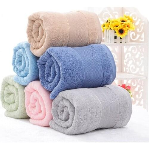 None twist 100% cotton bath towel big size soft thickening bath towel
