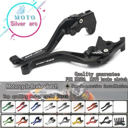 CNC Aluminum New Adjustable 3D Rhombus Motorcycle Brake Clutch Lever For Honda CBF 600 SA CBF 600 2004-2007 2006 2005