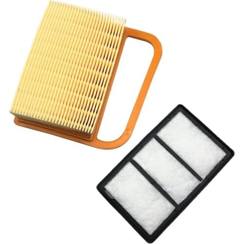 DRELD Air Filter Set Fit for STIHL TS410 TS420 Chainsaw Replaces OEM #s 4238 141 0300 & 4238 140 1800，4238-140-4402