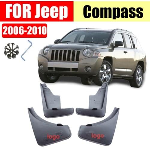 Mud flap For jeep Compass 2006-2010 Mudguards Fenders Compass Mud flap Splash Guard Fenders car accessories Front Rear 4 PCS
