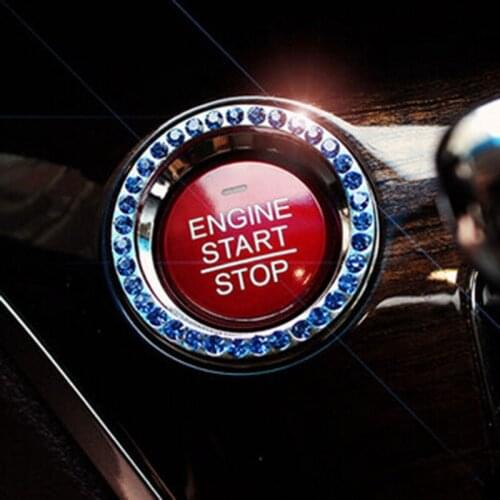 Car Engine Start Stop Ignition Key Ring For Mitsubishi ASX/Outlander/Lancer Evolution/Pajero/Eclipse/Grandis