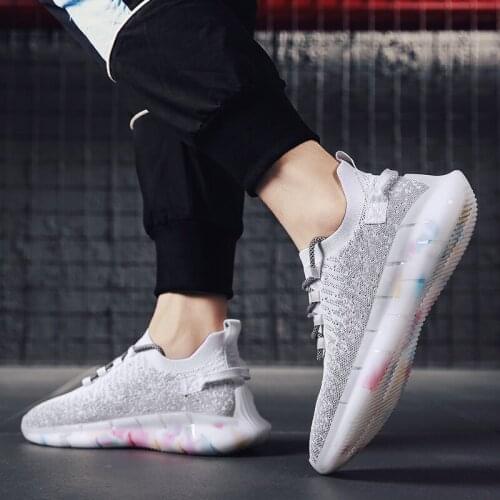 Zapatillas Hip Hop Summer Shoes Sports Mens Breathable Sneakers Men 2018 Mens Lightweight