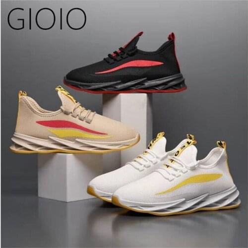 Lightweight wear-resistant non-slip thick-soled running mens shoes new sports soft and comfortable casual shoes