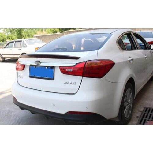 RQXR short style ABS tail wing rear spoiler lip for kia K3 2012-15 unpainted