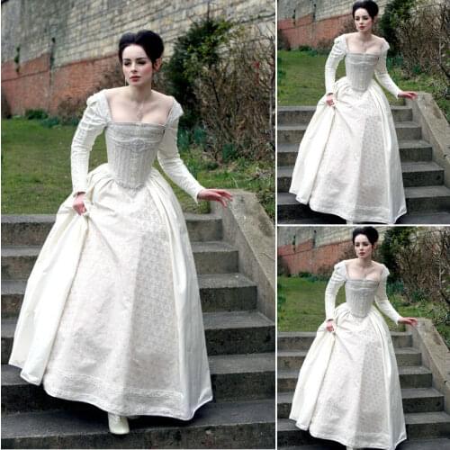 2017 new!Customer-made Luxs Vintage Costumes Victorian Dresses Scarlett Civil War dress Cosplay Lolita dresses US4-36 C-1074