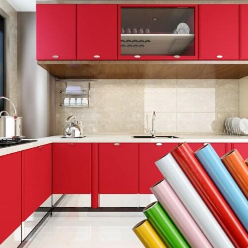 YOUMAN Wallpapers Self Adhesive Film Vinyl Furniture Wall Stickers PVC Modern Kitchen Cupboard Cabinet For Decorative Stickers