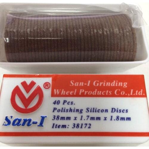 Lab Technician Materials Polishing Silicon Discs For Metal Partials 38mm*1.7mm*1.8mm