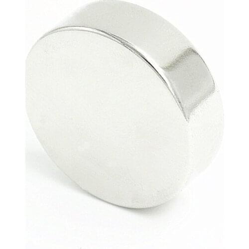 2pcs Strong Round Dia 60mm x 10mm N35 Rare Earth Neodymium Magnet Art Craft Fridge 60x10mm