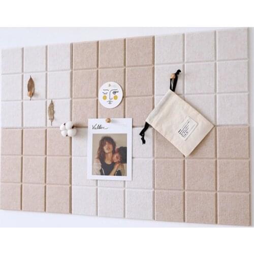 Nordic Style Felt Background Letter Board Photo Wall Household Message Display