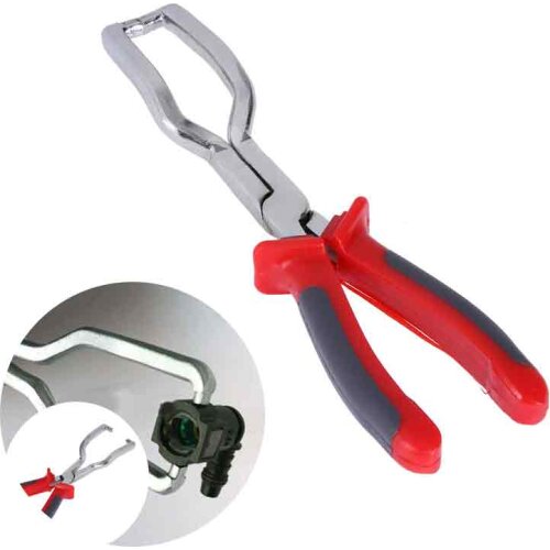 Steel Gasoline Pipe Joint Fittings Calipers Car Repair Tool Special Petrol Clamp Filter Hose Release Disconnect Removal Pliers