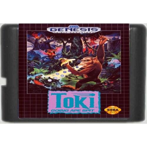Toki 16 bit SEGA MD Game Card For Sega Mega Drive For Genesis