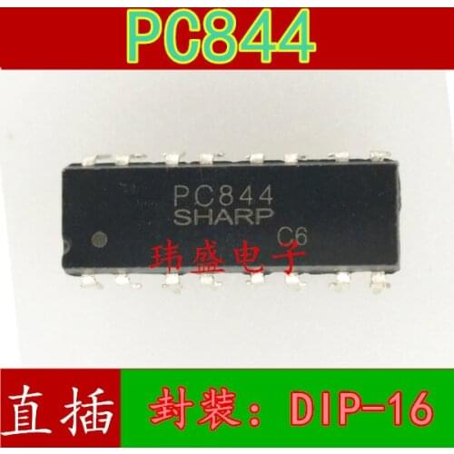 In-line PC844 DIP16 PC814-4 four-channel transistor optocoupler new imported original