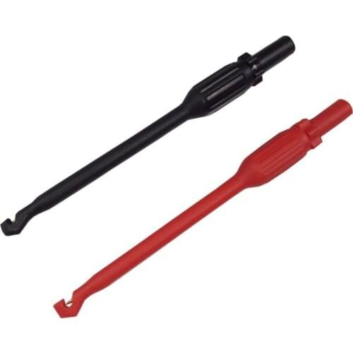 1 Set ABS Automotive Test Lead Kit Power Probe Clip Hook 4mm Banana Tool Puncture Wire Multimeter Test Stick