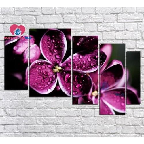 Diamond painting flowers Diamond mosaic Pictures of rhinestones hobby crafts Modular pictures Diamond embroidery triptych hobby