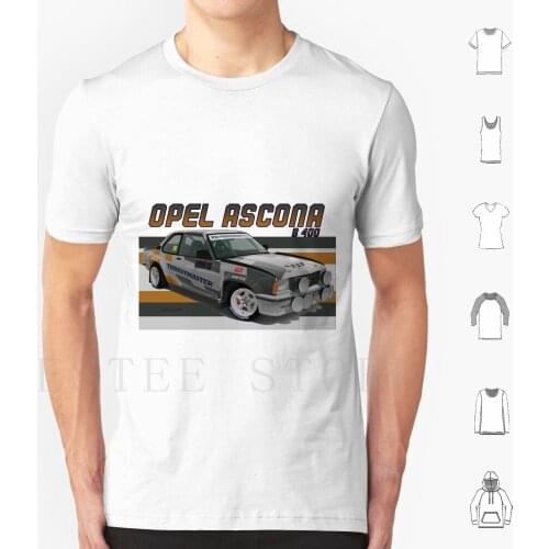 Ascona Opel Ascona B 400 T Shirt Cotton Men Diy Print Kangoo Koleos Captur Sandero Master Espace Fluence Kwid Car Logan Clio