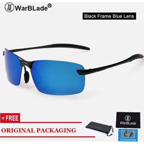 WarBLade Brand Polarized Designer Sunglasses Men Sports Sun Glasses Driving Glasses Mirror Goggle Eyewear Male Accessories 3043