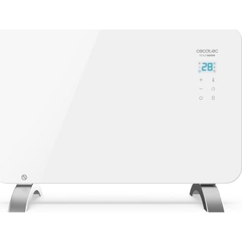Cecotec Convector de cristal con pies y wifi Ready Warm 6650 Crystal