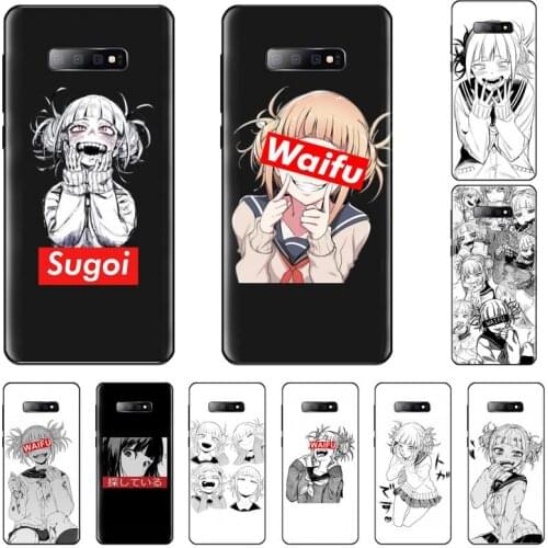 Toga Himiko Boku No Hero Academia Anime Phone Case For Samsung S6 S7 edge S8 S9 S10 e plus A10 A50 A70 note8 J7 2017