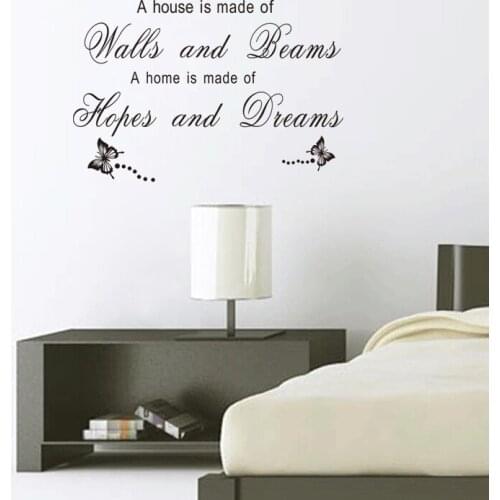 Hopes and Dreams Butterfly Flying Wall Stickers kids rooms Decals Nursery Living Room Decor ZYPA-8271
