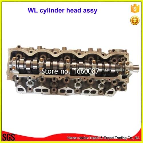 Cylinder head assy WL with camshaft valves WL11-10-100E / WL51-10-100C for Mazda B2500