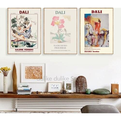 Artist Salvador Dali Canvas Art Prints Abstract Poster Gallery Wall Art Picture Decor Exhibition Painting Home Room Decoration