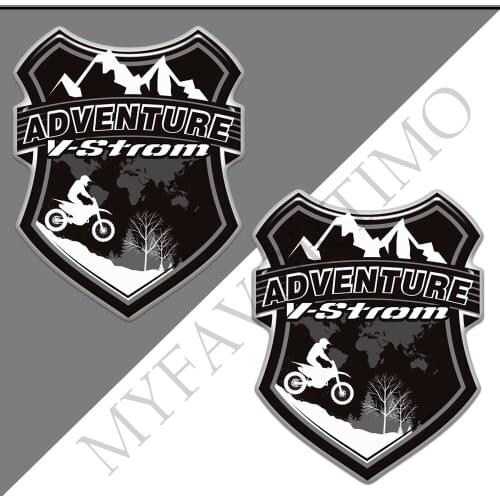 2018 2019 2020 2021 For Suzuki V-STROM DL 1000 650 250 1050 XT Tank Pad 1050XT Trunk Luggage Cases ADVENTURE Stickers V - STROM
