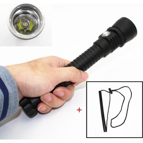 New Underwater 1200LM Diving Flashlight Torch 1x XM-L2 LED Torch Light Lamp Waterproof Lantern For Diver 100 Meters
