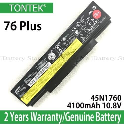 Genuine 45N1760 Battery For Lenovo ThinkPad E555 E550 E550C E560 E565 45N1761 45N1758 45N1759 45N1762 45N1763 76+ 48Wh