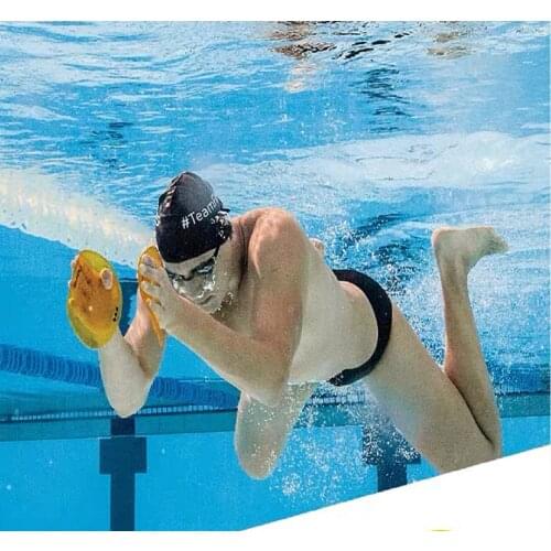 Swim Training Paddle Professional Silicone Webbed Diving Gloves Adjustable Hand Pad Fins For Adults Kids Practice Correction