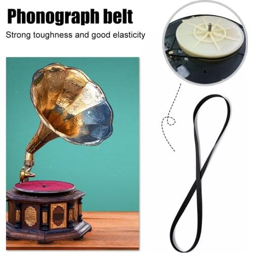 Drive Belt Rubber Turntable Phonograph Transmission Strap Phono Tape Replacement Accessories