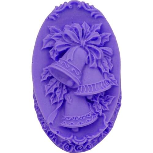 Christmas Bell Cake Silicone Mold Pudding Chocolate Mold 3d Silicone Mold for Candle Making Soap Making Supplies Soap Mold