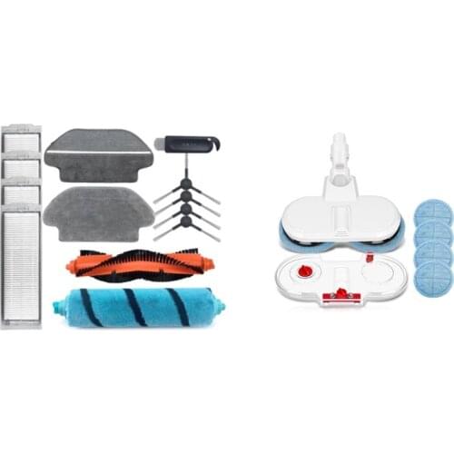 For Xiaomi Mijia Mi Styj02ym MVXVC01-JG Washing Mop Pro Brush Hepa Filter & For Xiaomi Mopping Machine Floor Brush