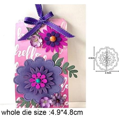 Craft dies Layering Flower Cutting Dies Stencils For Diy Greeting Card Making Scrapbooking dies Metal Dies Nouveau Arrivage 2020