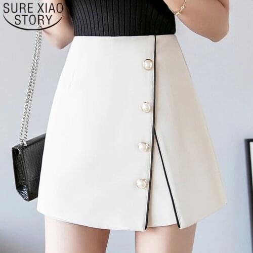 SURWENYUE Women's Leather Skirts
