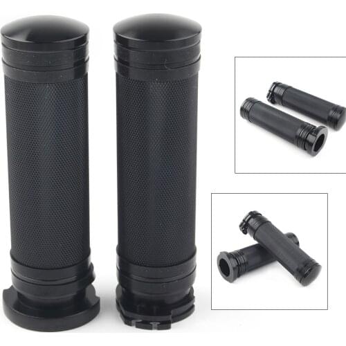 Universal CNC Motorcycle Handlebar Hand Grips 1" For Harley Sportster Dyna Softail Touring Fat boy Honda Yamaha Suzuki Kawasaki