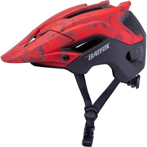 BATFOX cycle helmet Camouflage Ultralight Mountain Bike Helmet Road Bicycle Helmets bike equipment